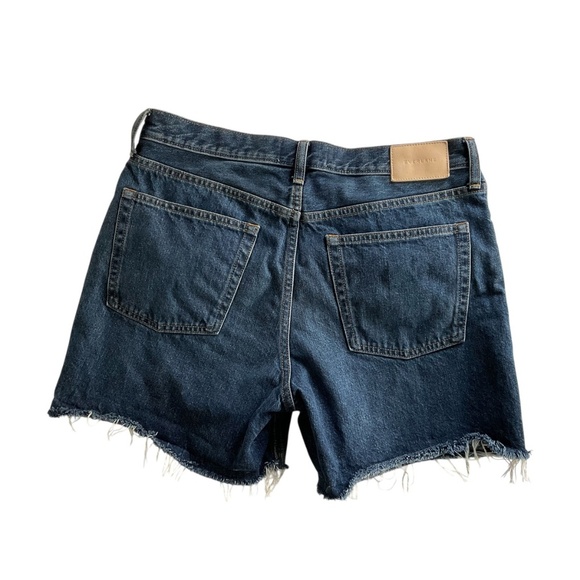 Everlane The Denim Short Sz 30 Blue Frayed Hem Minimalist Cowgirl Streetwear - Picture 2 of 8